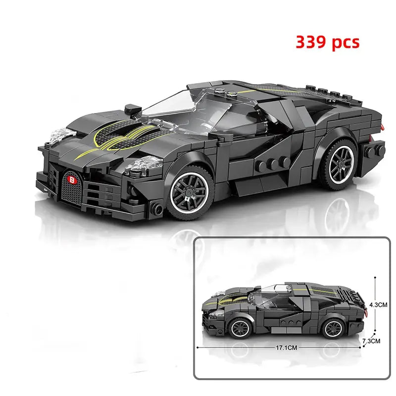 City Technical Car Speed Champion Sports Racing Car Vehicle Racer Moc Building Blocks Educational Toys