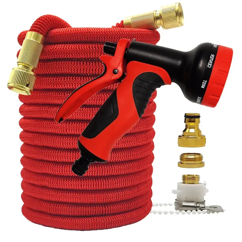 Home and garden hose high pressure flexible expandable bicolor magic watering pipes 25-100ft