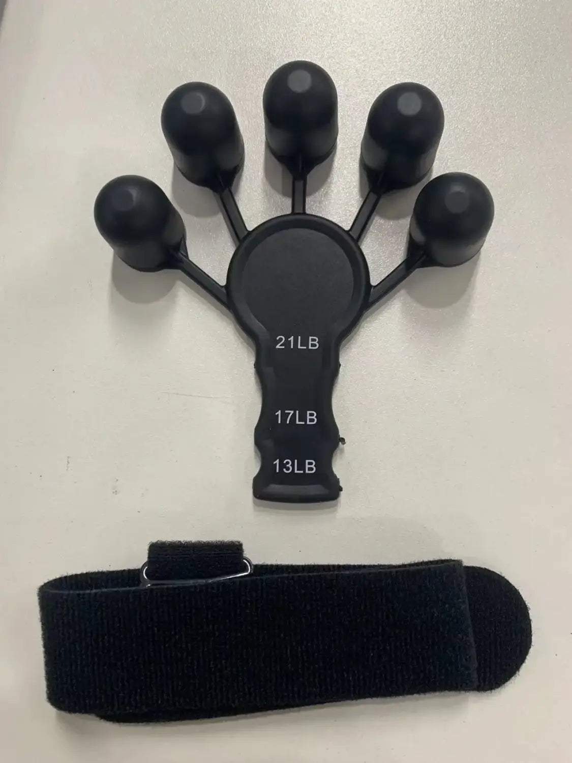 Silicone Gripster Grip Strengthener Finger Stretcher Hand Trainer - Improve Hand Strength and Grip with 1pcs Gym