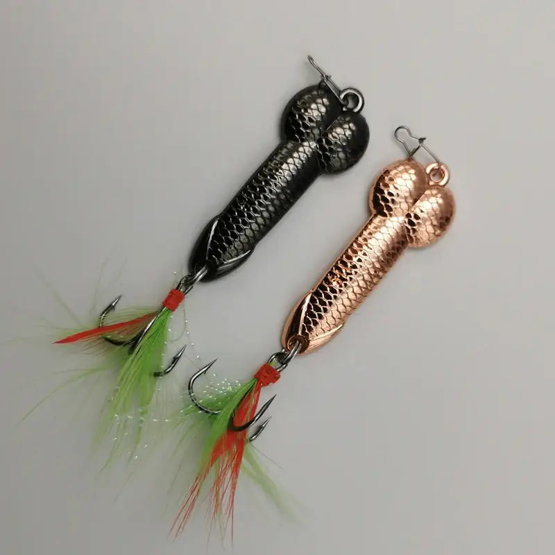 Hard metal fish lures - 2pcs/5pcs spoon lure for fun fishing novelty gifts