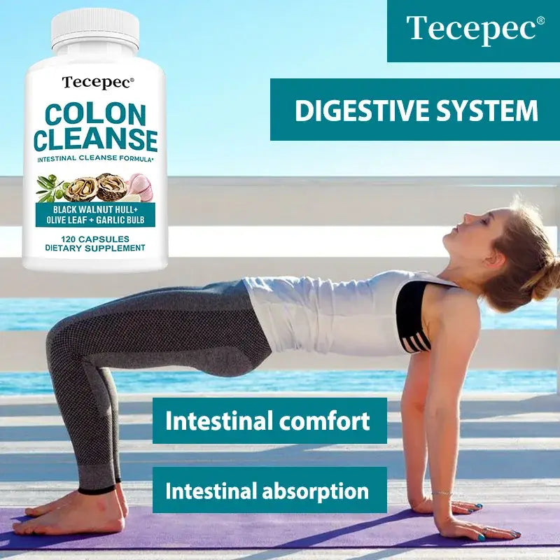 Colon Cleansing Capsules - Cleansing Detoxification Balance Digestion and Intestinal Health Healthy Digestion Metabolism