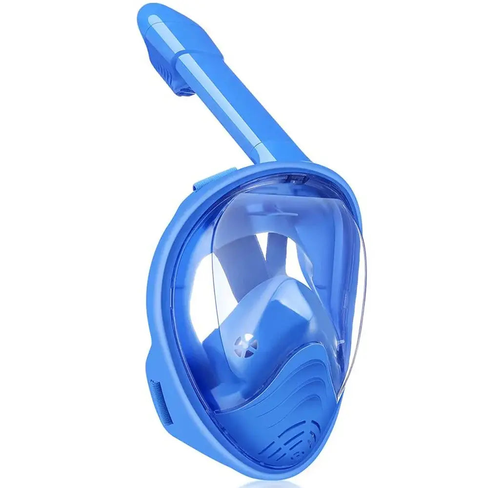 Full Face Snorkel Mask with Detachable Camera Mount - Wide View Anti-Fog Anti-Leak - Adult & Kids