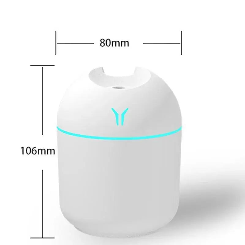 250ML Humidifier Mini Aromatherapy Humidifiers Diffusers For Home Romantic Light USB Essential Oil Diffuser Car