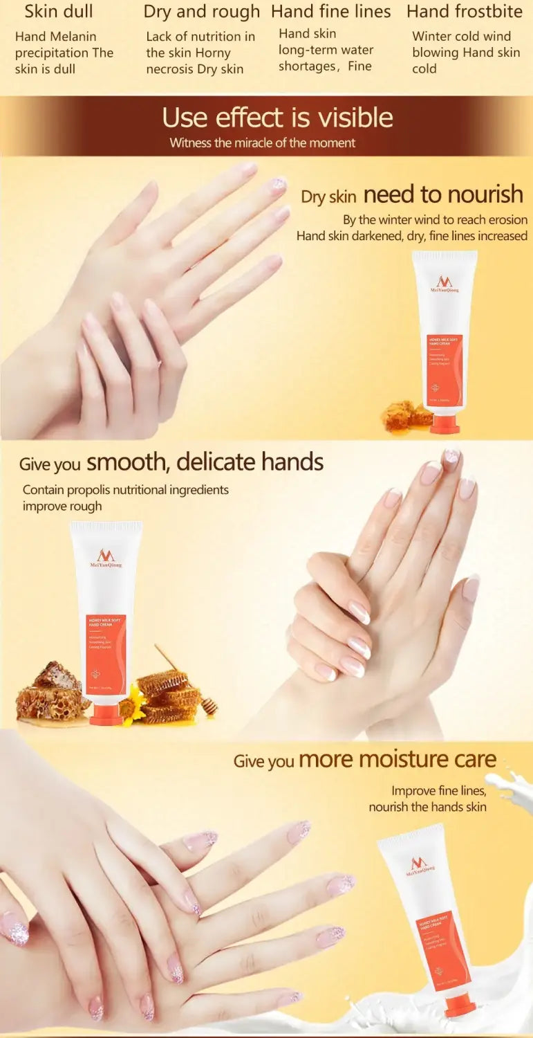 Soft Hand Cream Lotions Serum Repair Nourishing Hand Skin Care Anti Hand Scrub Chapping Anti Aging Moisturizing