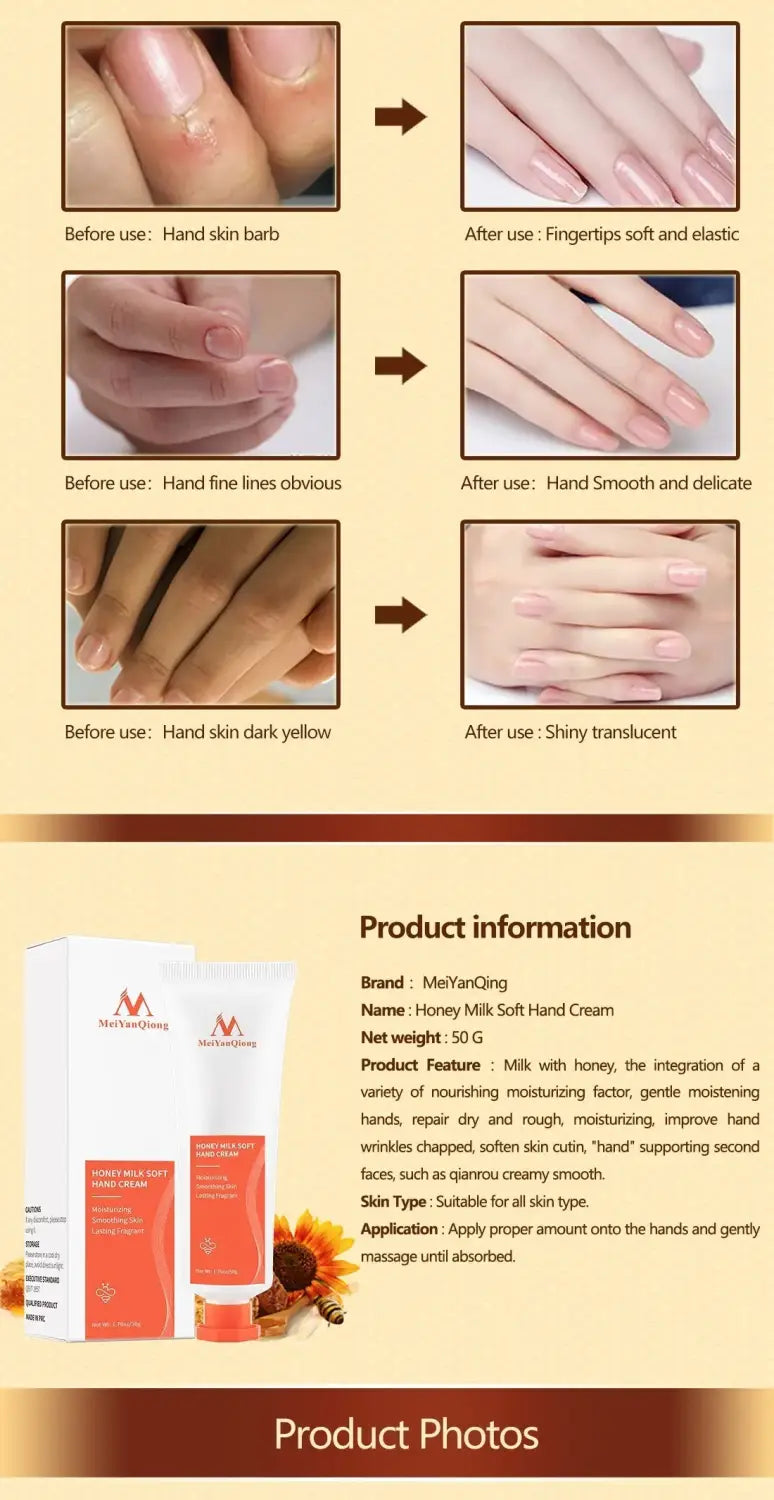 Soft Hand Cream Lotions Serum Repair Nourishing Hand Skin Care Anti Hand Scrub Chapping Anti Aging Moisturizing