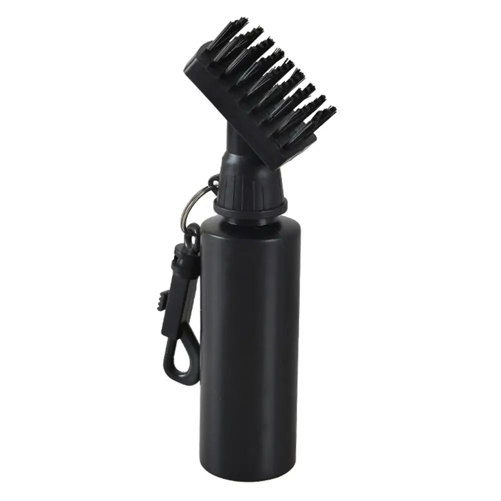 Golf Cleaning Tool with Water Bottle Clip Golf Club Spray Scrub Portable Nylon Bristles for Training Practice Golf