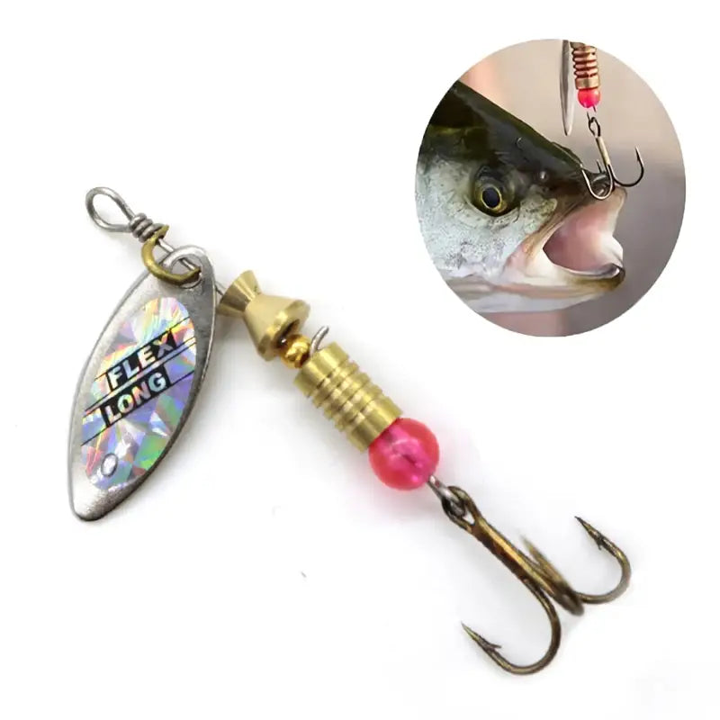 Metal spoon spinner fishing lure 10pcs set spoonbait crankbaits fishing wobblers for pike crochet