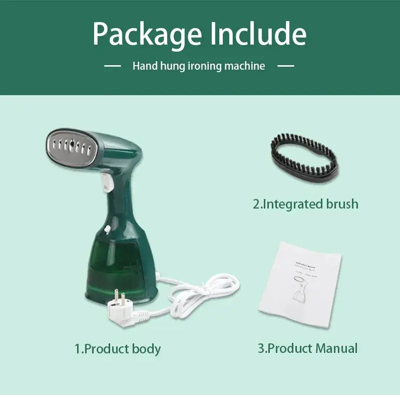 Garment Steamers 280ml Handheld Fabric Steamer 7 Holes 20 Seconds Fast-Heat 1500W Garment Steamer for Home Travelling