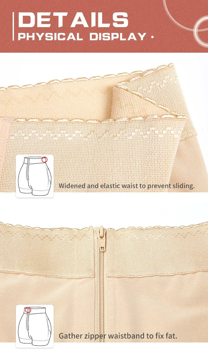 Women Slimming Tummy Control Shorts Butt Lifting High Waist Trainer Panties Compression Abdomen Postpartum Body Shaper