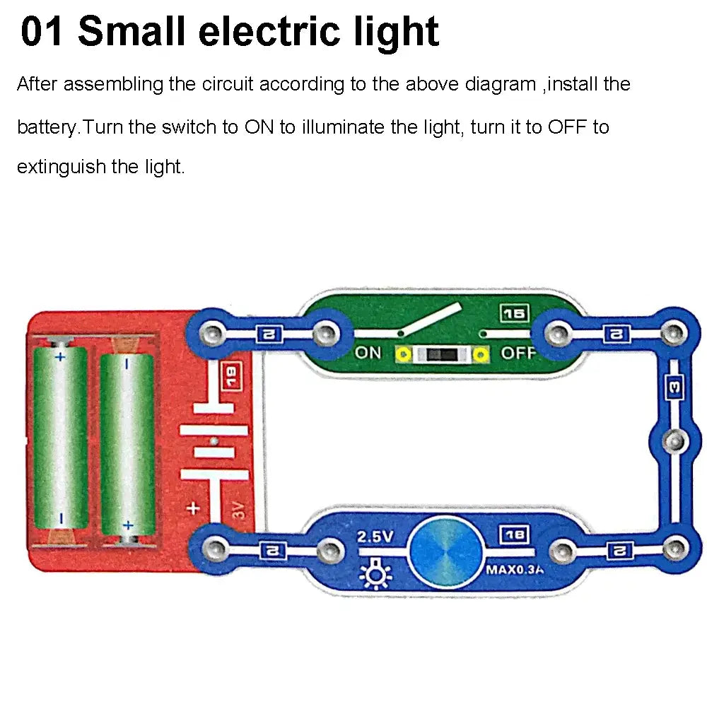 Circuit Electronic Blocks Kit - Science Kits For Kids