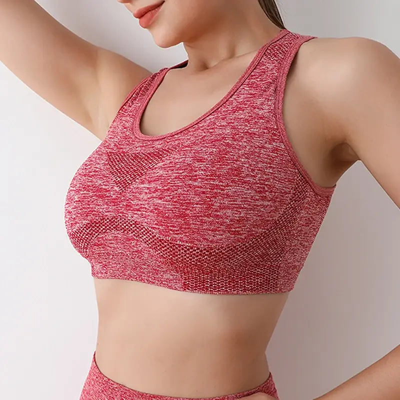 Women Sports Bra Top Push Up Fitness Yoga Bra Underwear Sport Tops For Women Breathable Running Vest Gym Wear