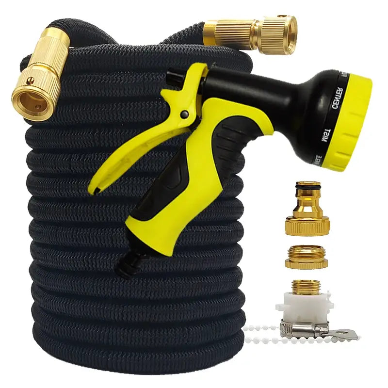 Home and garden hose high pressure flexible expandable bicolor magic watering pipes 25-100ft