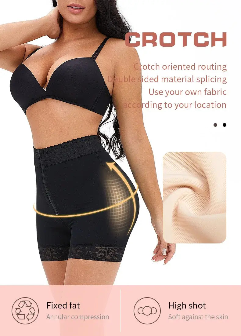 Women Slimming Tummy Control Shorts Butt Lifting High Waist Trainer Panties Compression Abdomen Postpartum Body Shaper