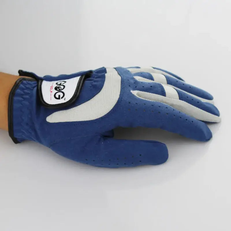 PGM Golf Gloves Blue White Grey Left Right Hand Microfiber Antiskid For Professional Brand New Golfer Breathable Sports