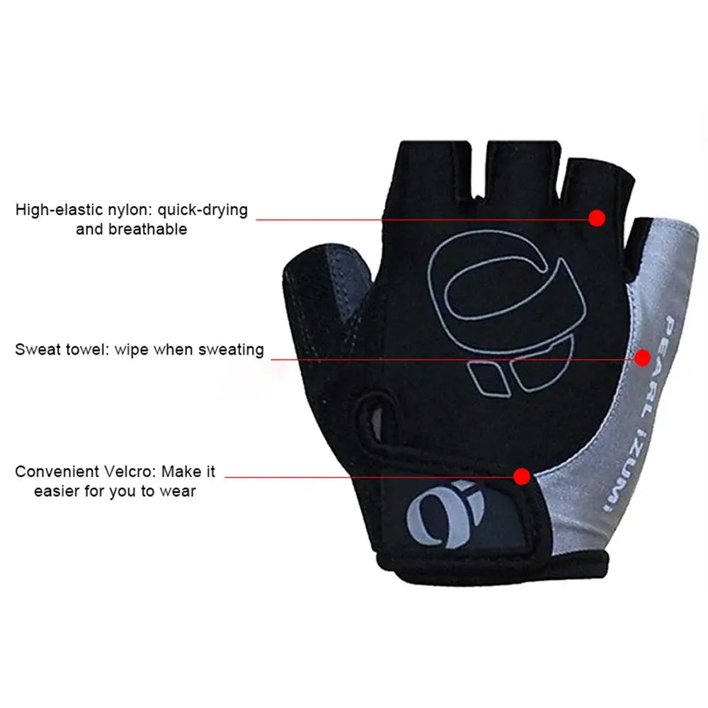 Zk50 gel half finger cycling gloves - anti-slip anti-sweat anti shock - mtb road bike gloves