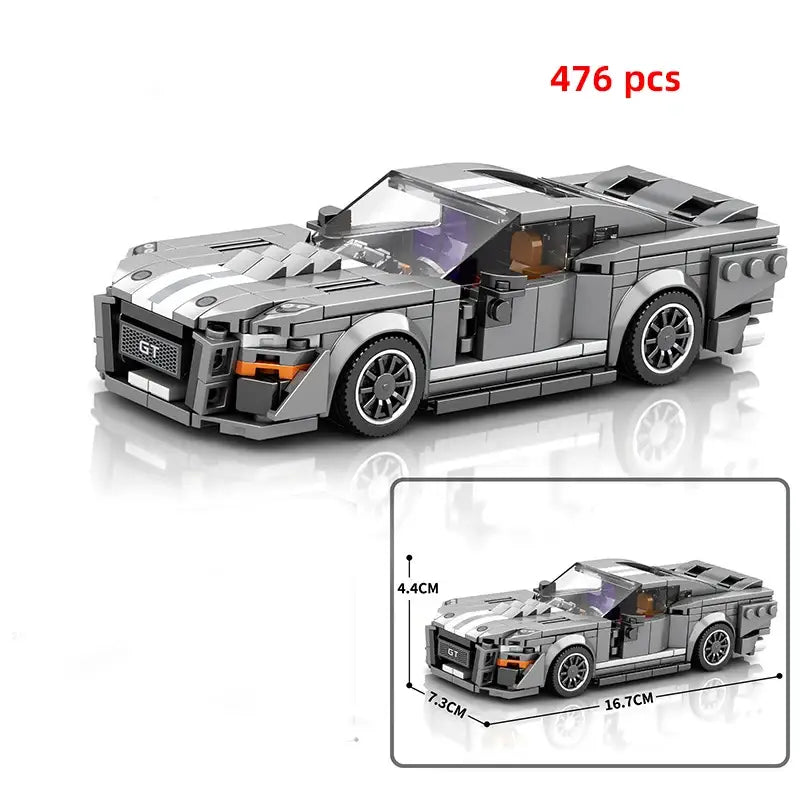 City Technical Car Speed Champion Sports Racing Car Vehicle Racer Moc Building Blocks Educational Toys