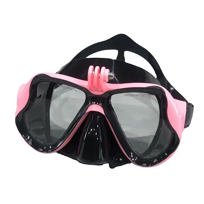 Scuba snorkel diving mask - professional snorkeling goggles for adults - tempered glass lens