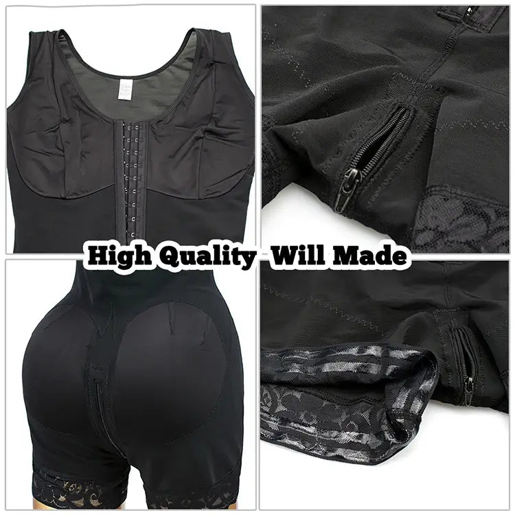 Full Body Shapewear Compression Girdle Fajas Colombian Corrective Underwear Tummy Control Shaper Butt Lift Slim Corset