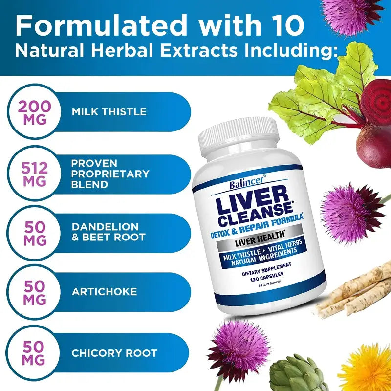 Balincer liver cleanse helps liver detox and detoxify protects liver health supports immune