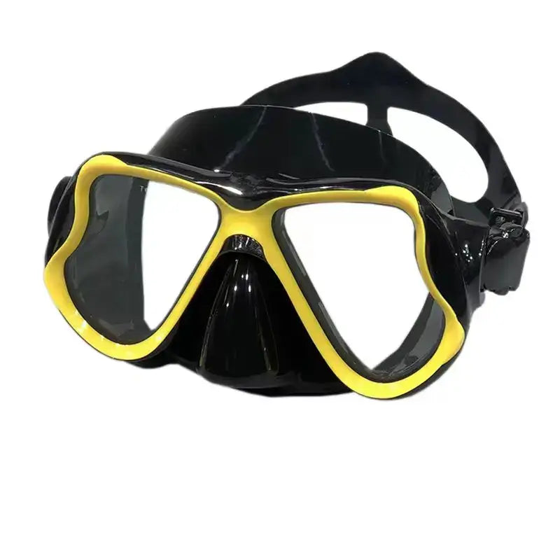 Scuba snorkel diving mask - professional snorkeling goggles for adults - tempered glass lens