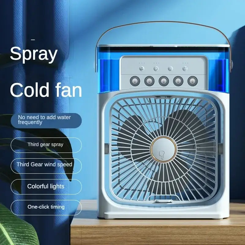 Portable Air Conditioner - Small Air Cooler with Hydrocooling Technology - 3 Speed Fan - For Office and Home