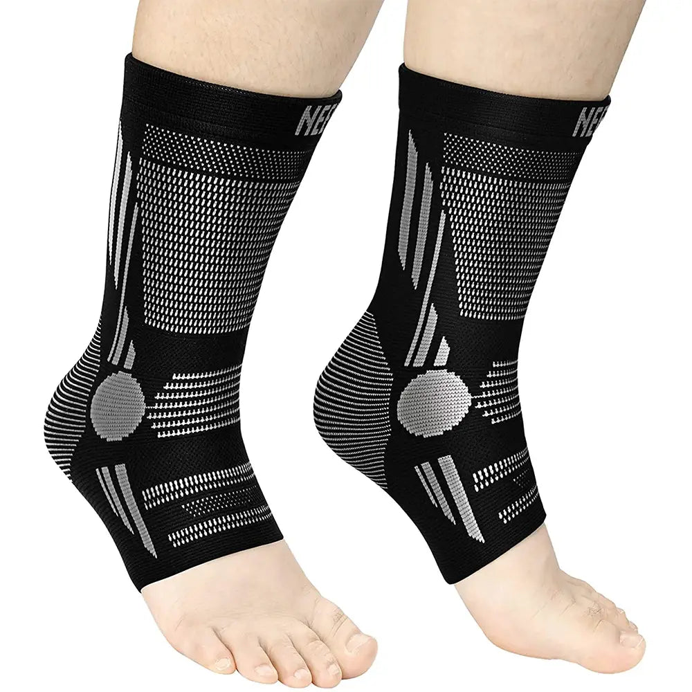 Ankle Brace Compression Sleeve Support for Achilles Tendonitis Plantar Fasciitis Joint Pain Swelling Heel Spurs Injury