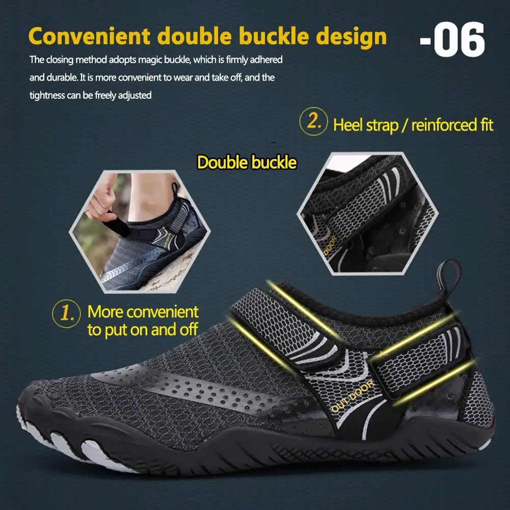 Aqua Swimming Shoes Quick Dry for Men Women Wading Upstream Anti Slip Water Sneakers