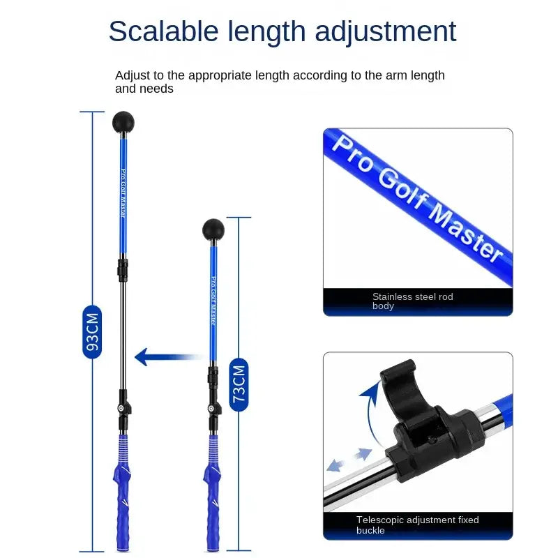 PGM Golf swing trainer Folding Correction Practitioner Adjustable Length Angle Beginner Available with Left Right Hands