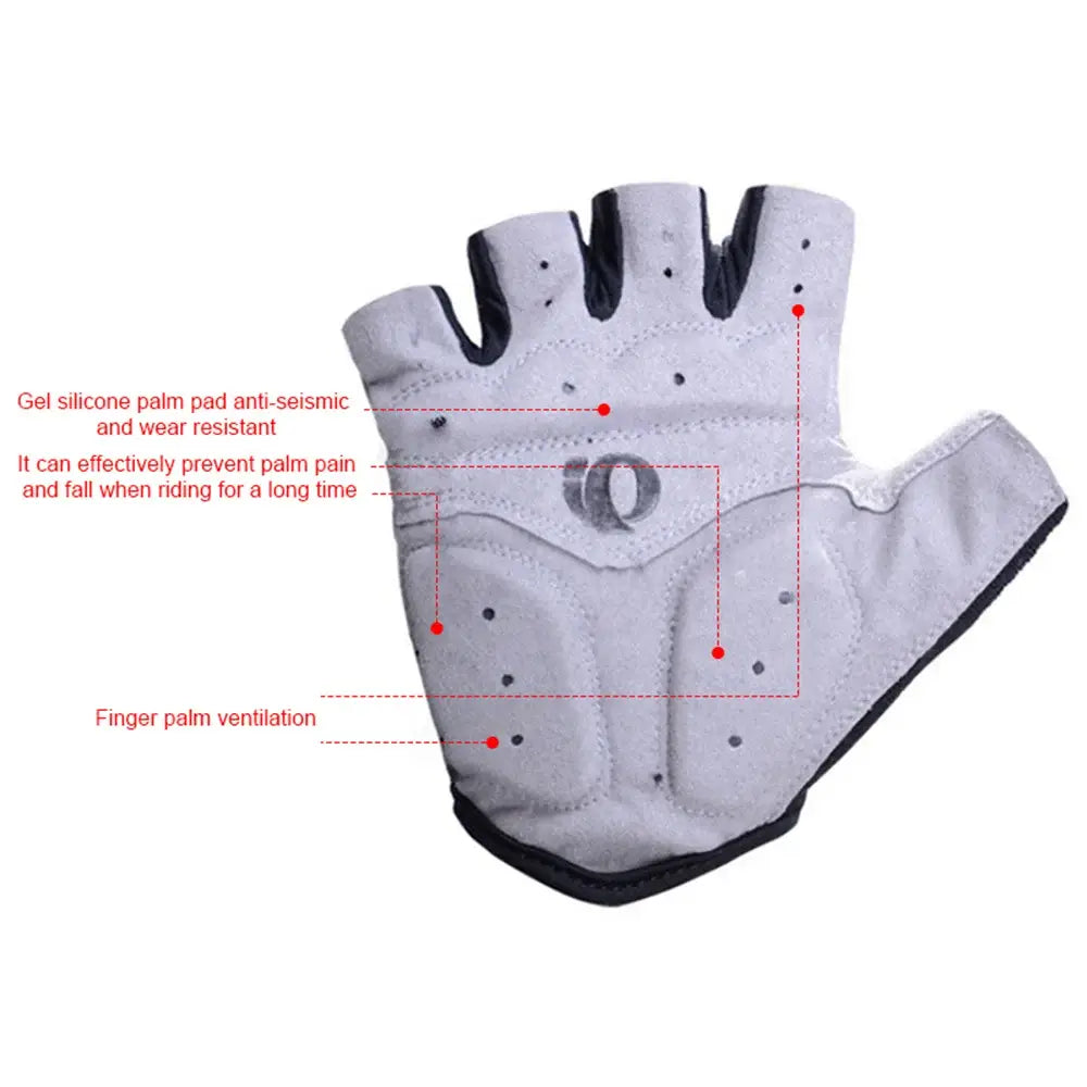 Zk50 gel half finger cycling gloves - anti-slip anti-sweat anti shock - mtb road bike gloves