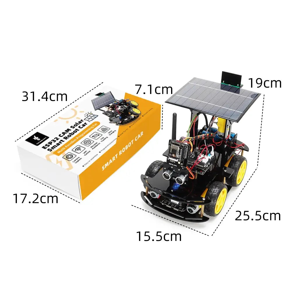 Automation Robot Car Kits for Arduino Programming ESP32 Cam Solar Tracking and Charging Set DIY Electronics Project