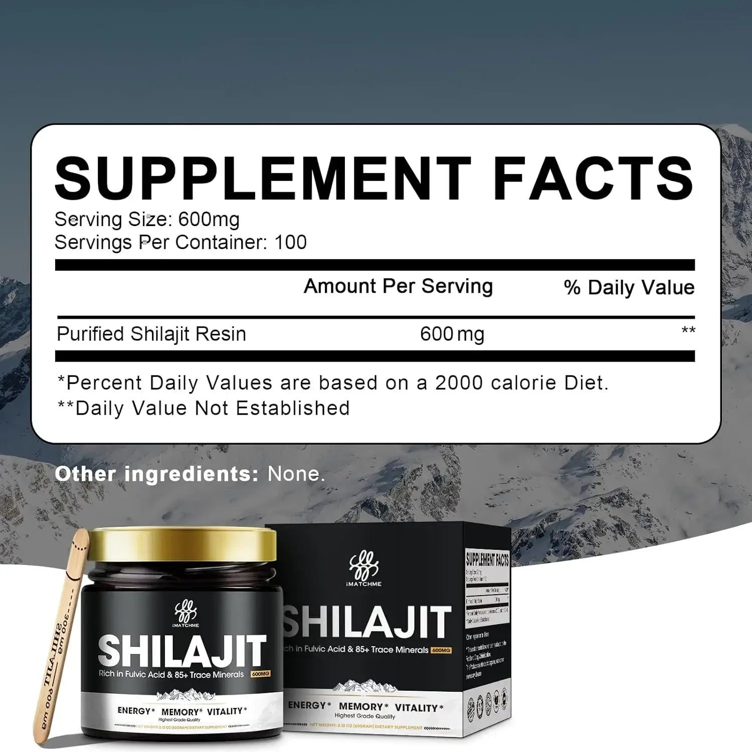 Shilajit pure himalayan organic resin - gold grade shilajit resin with fulvic acid & 85 + trace