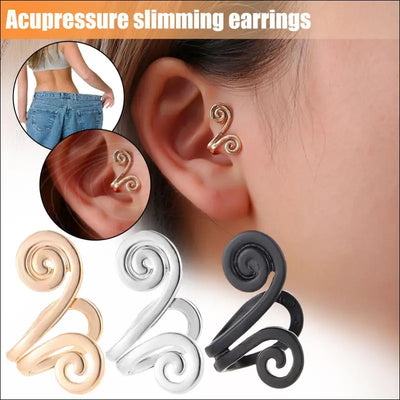 Acupressure slimming earrings healthcare weight loss non piercing earrings slimming healthy