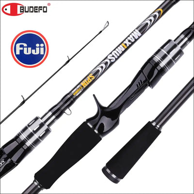 Budefo maximus lure fishing rod 1.8m 2.1m 2.4m 2.7m 3.0m30t carbon spinning baitcasting fuji guide Russian Federation