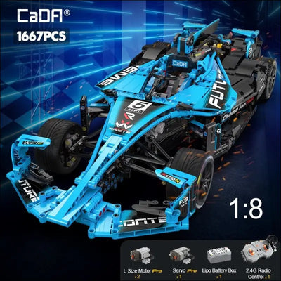 Cada 1667pcs remote control super drift racing car building blocks city rc extreme sports vehicle