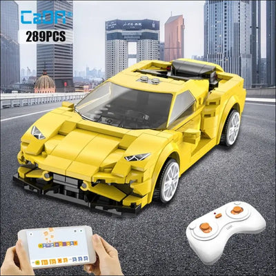 Cada city app programming remote control sports car model building blocks rc racing car bricks