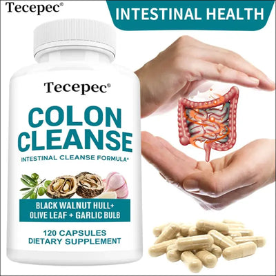 Colon cleansing capsules - cleansing, detoxification, balance digestion and intestinal health,