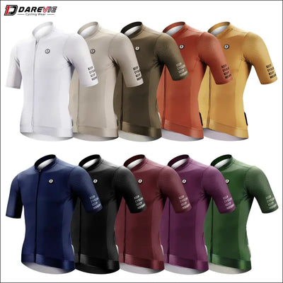 Darevie slim fit cycling jersey - spf 50+ high quality bike shirt