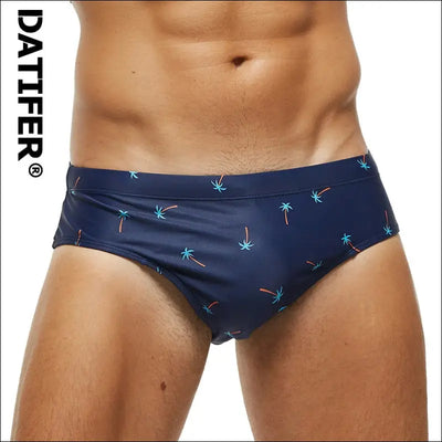 Datifer new mens swim briefs sexy short homme push breathable pad men's swimsuit shorts underpants