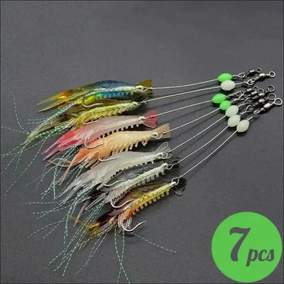 Delysia king 7pcs soft fishing bait - 8cm, 5g simulation lure 80mm