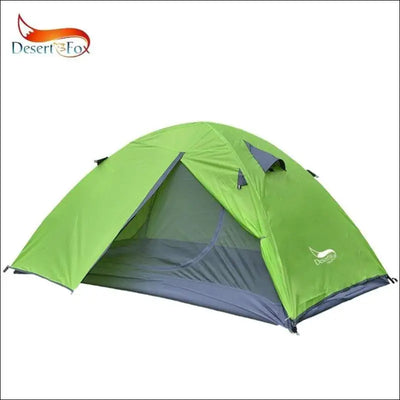 Desert fox backpacking tent 2 person aluminum pole lightweight camping tent double layer portable