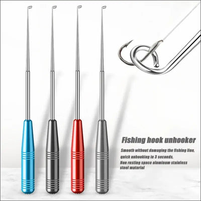 Fishing hook unhooker - stainless steel decoupling device - 17.5cm length - 27g weight