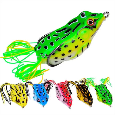 Frog lure soft tube bait - topwater ray frog | ocean, lake, river fishing | artificial bait (1 pcs)