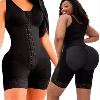 Full body shapewear compression girdle fajas colombian corrective underwear tummy control shaper