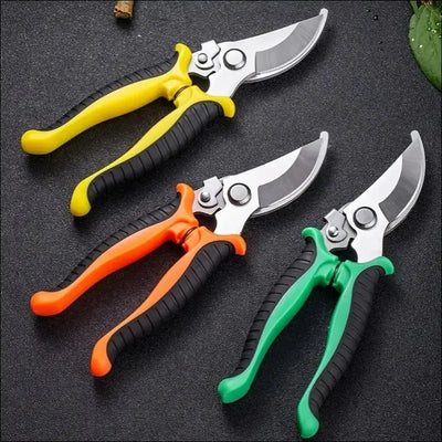 Garden pruning scissors - professional bypass pruner shears for trees & plants