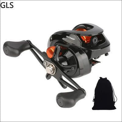 Gls lightweight spool 6.3:1 gear ratio baitcasting fishing wheel baitcasting reel 8kg max drag