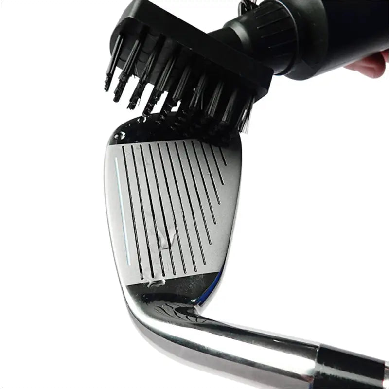 Golf Cleaning Tool with Water Bottle Clip Golf Club Spray Scrub Portable Nylon Bristles for Training Practice Golf