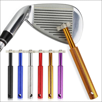 Golf sharpener golf club grooving sharpening tool 6 colors