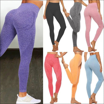 High waist seamless leggings push up leggins sport women fitness running yoga pants energy elastic