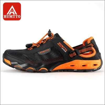 Humtto mens upstream shoes outdoor trekking wading aqua shoes breathable mesh quick drying