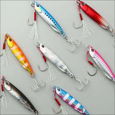 Japanese metal cast jig spoon 10/15/20/30/40/50g - shore casting bass fishing lure